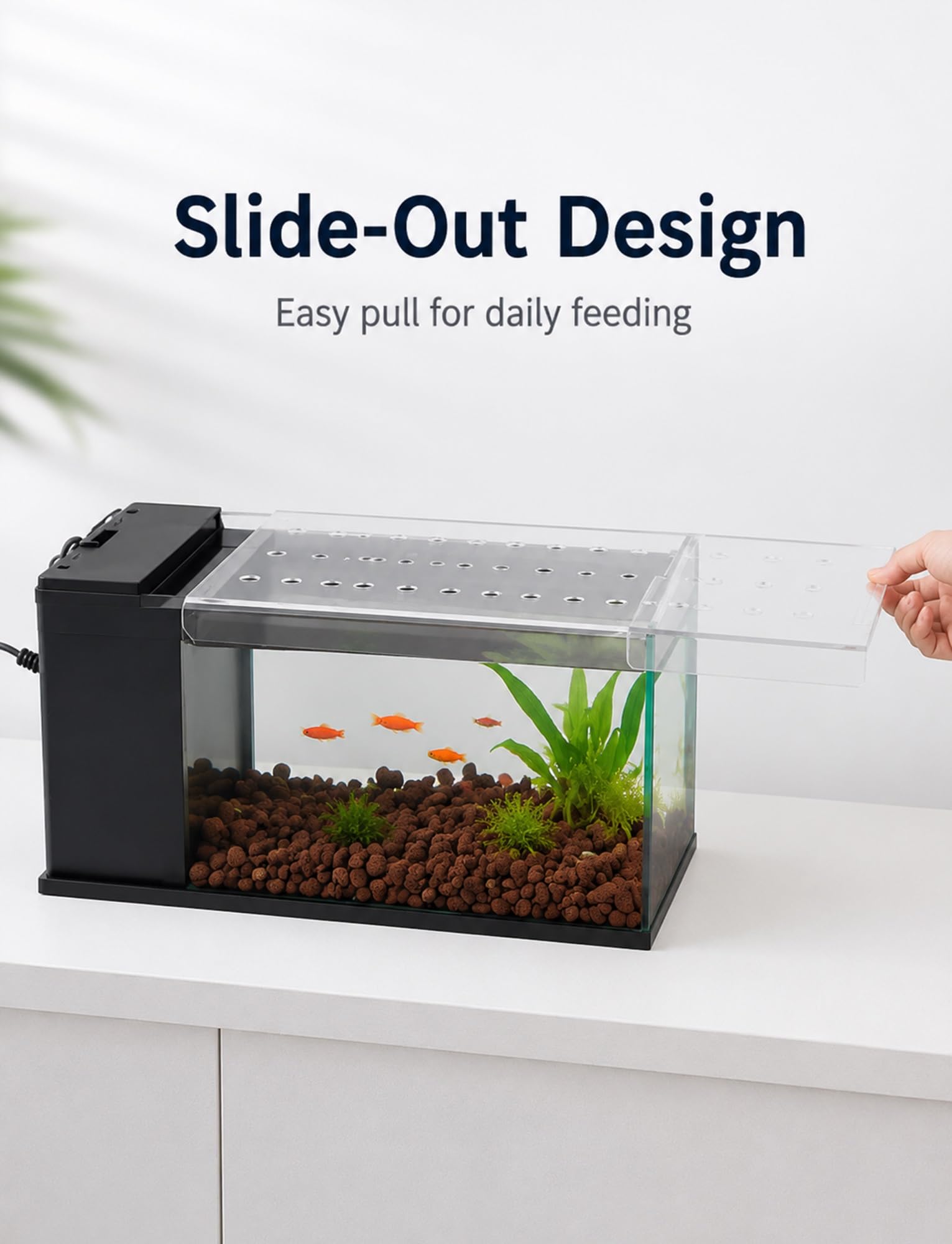 Coperchio per acquario in acrilico