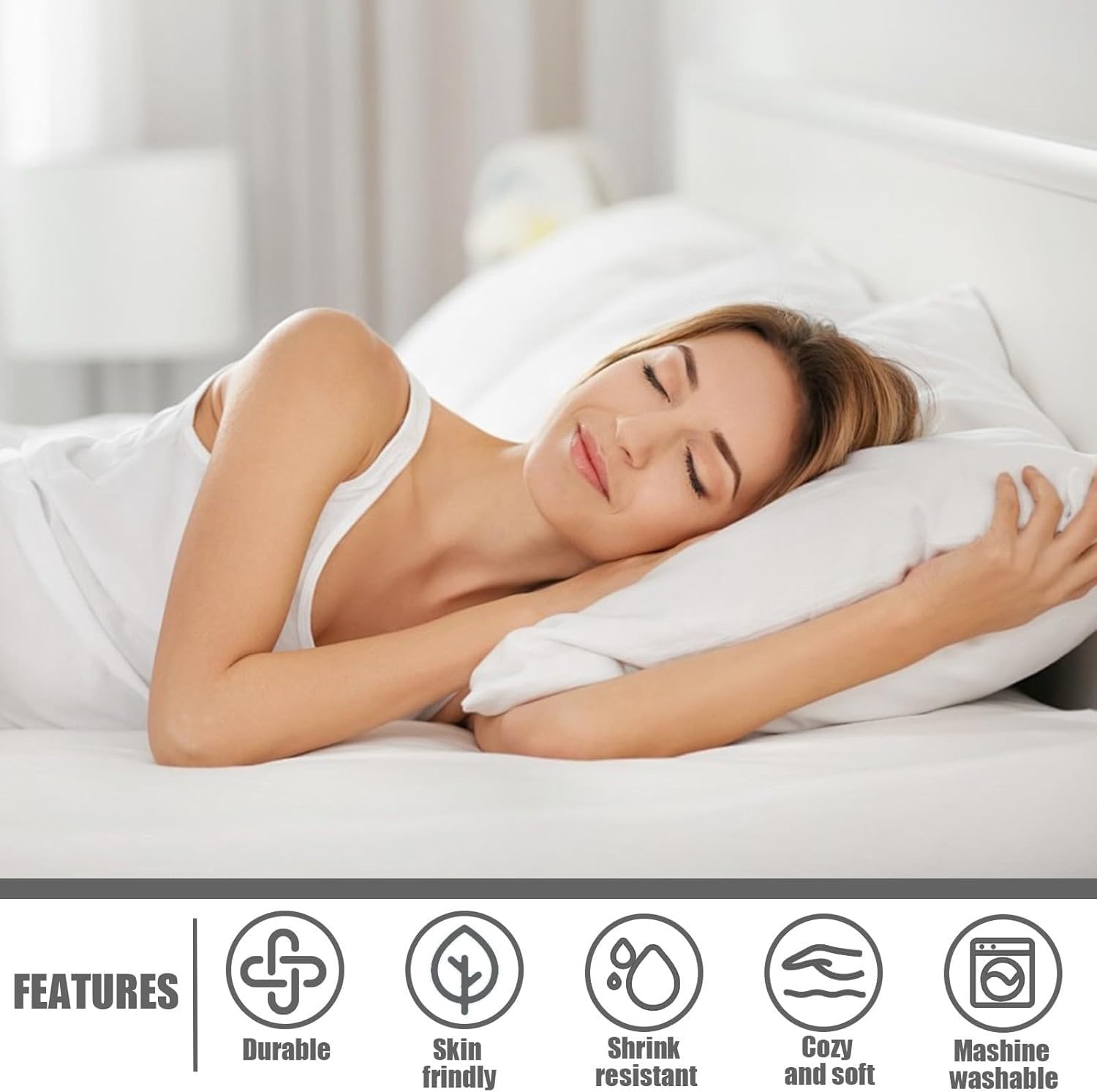 Housse De Couette 220x240 Attrape Rêve Blanc Parure De Lit 2 Personnes En Microfibre Avec Fermeture Éclair, 3 Pièces Ensemble De Literie Avec 2 Taies D'oreillers 65x65 Cm, Pour Adulte Enfant