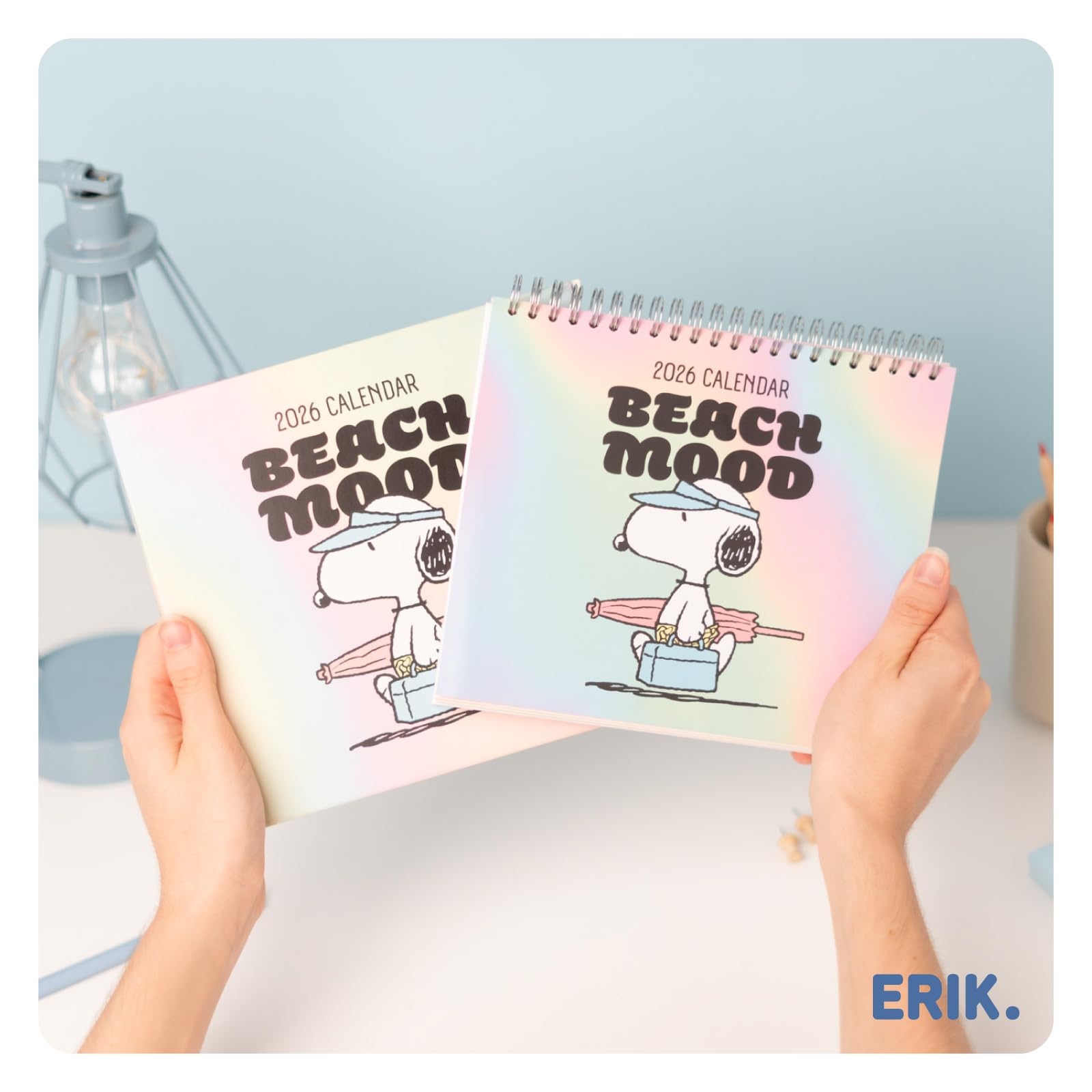 Grupo Erik Desk Calendar 2026 - Snoopy Calendar 2026 Month To View | Monthly Desk Planner, Desktop Gifts Under 10 Pounds | Peanuts Snoopy Gifts For Cat Lovers