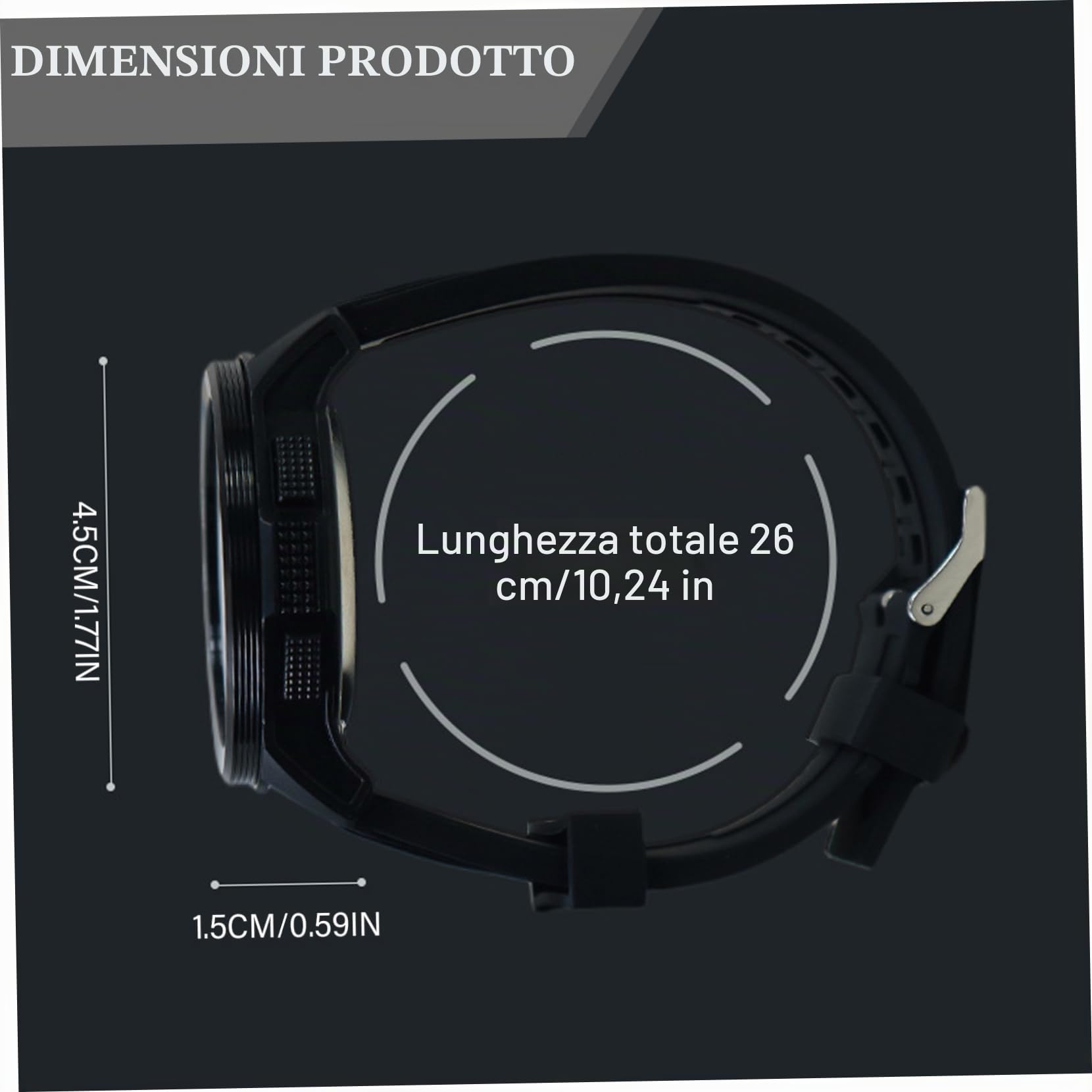 Cronometro multifunzionale con display luminoso, timer da polso regolabile per nuoto sportivo e corsa
