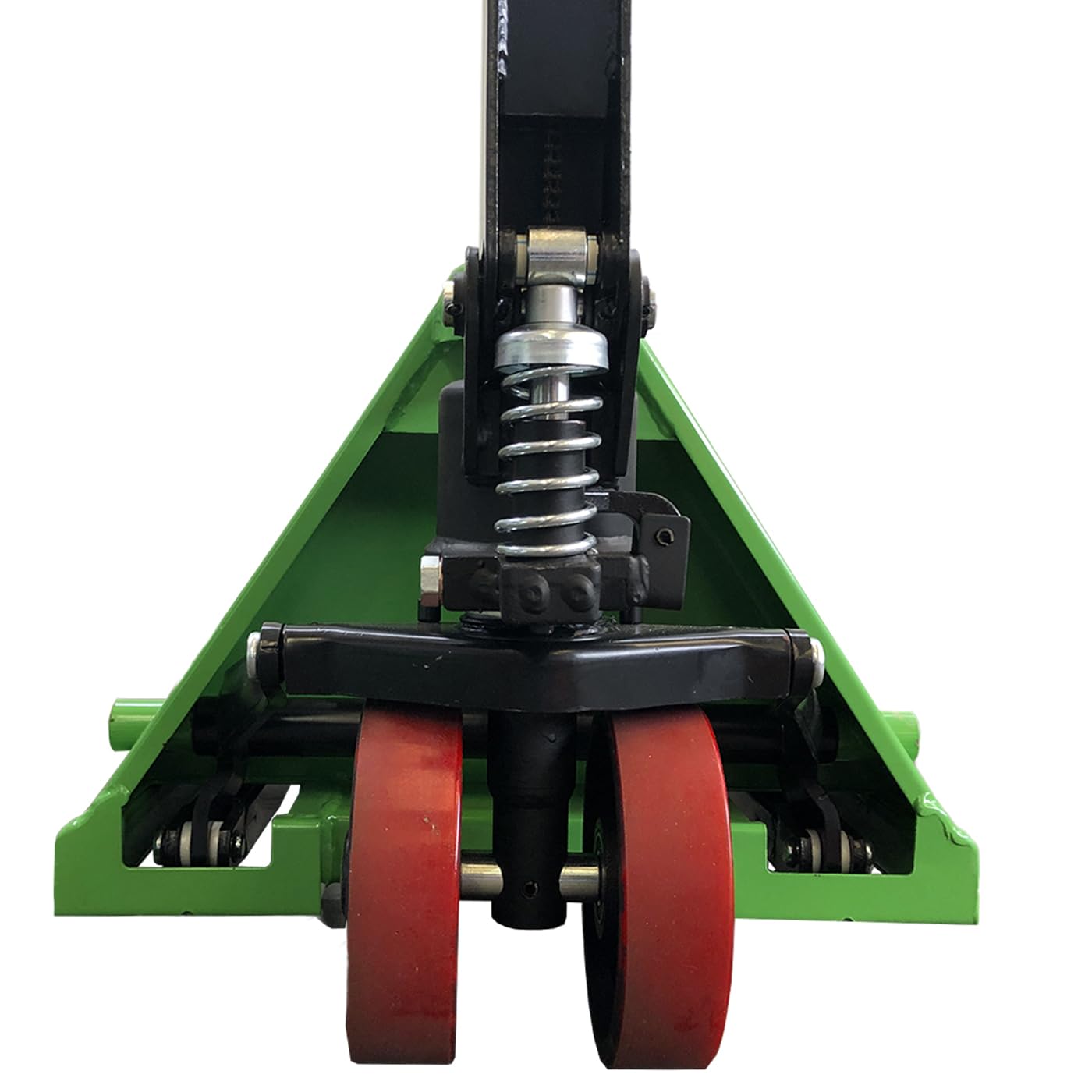 Transpallet manuale sollevatore idraulico manuale a doppio rullo a forche corte ruote in poliuretano portata capacità di sollevamento 2000 Kg 2t - echoENG - MA SL TFC0