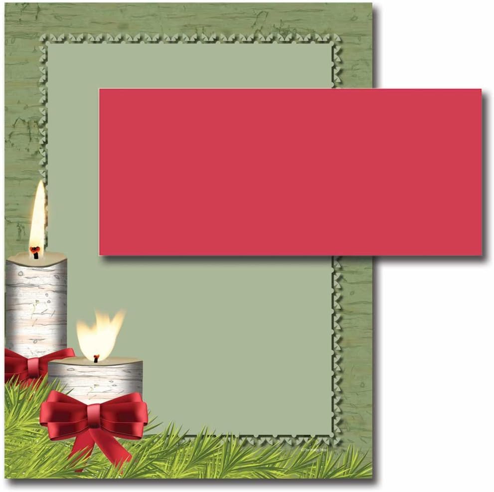 Peace Dove Christmas Letterhead With Matching Envelopes, 25pk