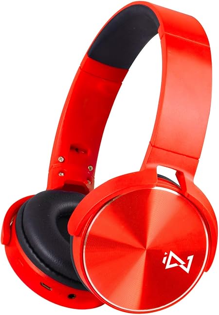 Trevi DJ 12E50 BT Cuffia Hi-Fi Digital Stereo con Bluetooth, AUX-IN,  Compatibile con PC e Smartphone, Microfono Incorporato, Tasto di Chiamata,  Leggera e Ripieghevole, Batteria Ricaricabile, Rosso : Amazon.it:  Elettronica