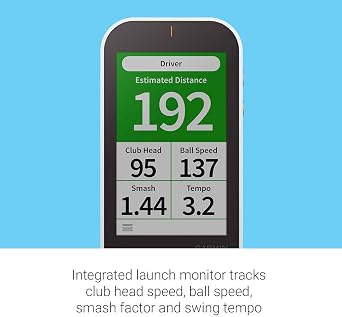 Garmin Approach G80, All-in-One Premium GPS Golf Handheld with Integrated Launch Monitor, 3.5 Touchscreen