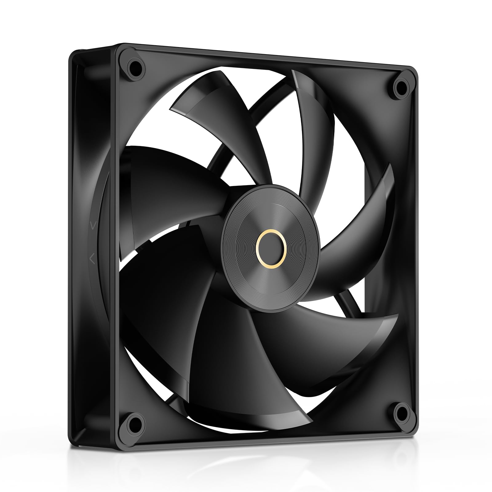 Photo 1 of ??Ocypus Delta F12 Computer Case Fan, Up to 2000RPM High Airflow, 4-Pin PWM Control 120mm PC Cooling Fan, Low-Noise & Hydraulic Bearing (Black-3PCS)?