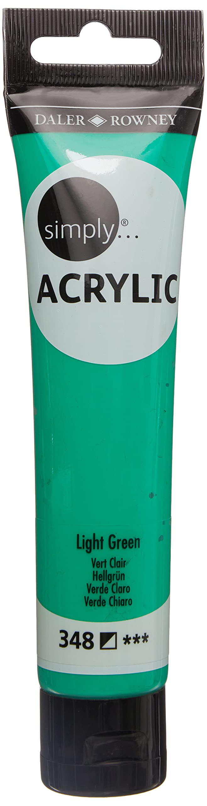 COLORE ACRILICO SIMPLY 75ml VERDE CHIARO DALER ROWNEY CANSON