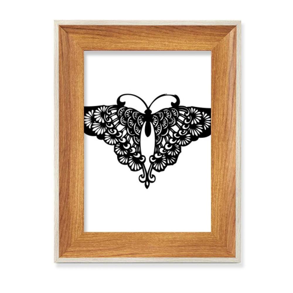 Cadre de Photo en Bois de Bureau Style Papillon Tableau Art Peinture