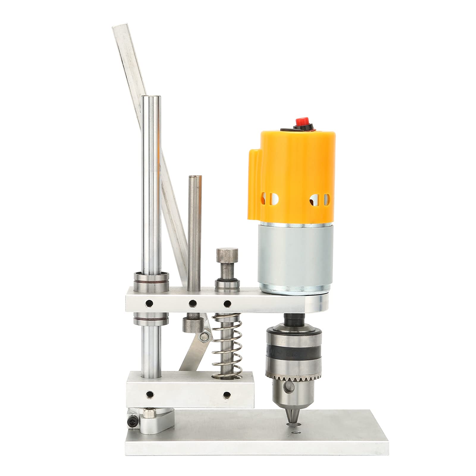 Benchtop Drill Machine, Good Heat Dissipation Effect Good Stability Easily Operate Mini Portable Benchtop Drill Press for DIY for Home(B12 (1.5-10mm))