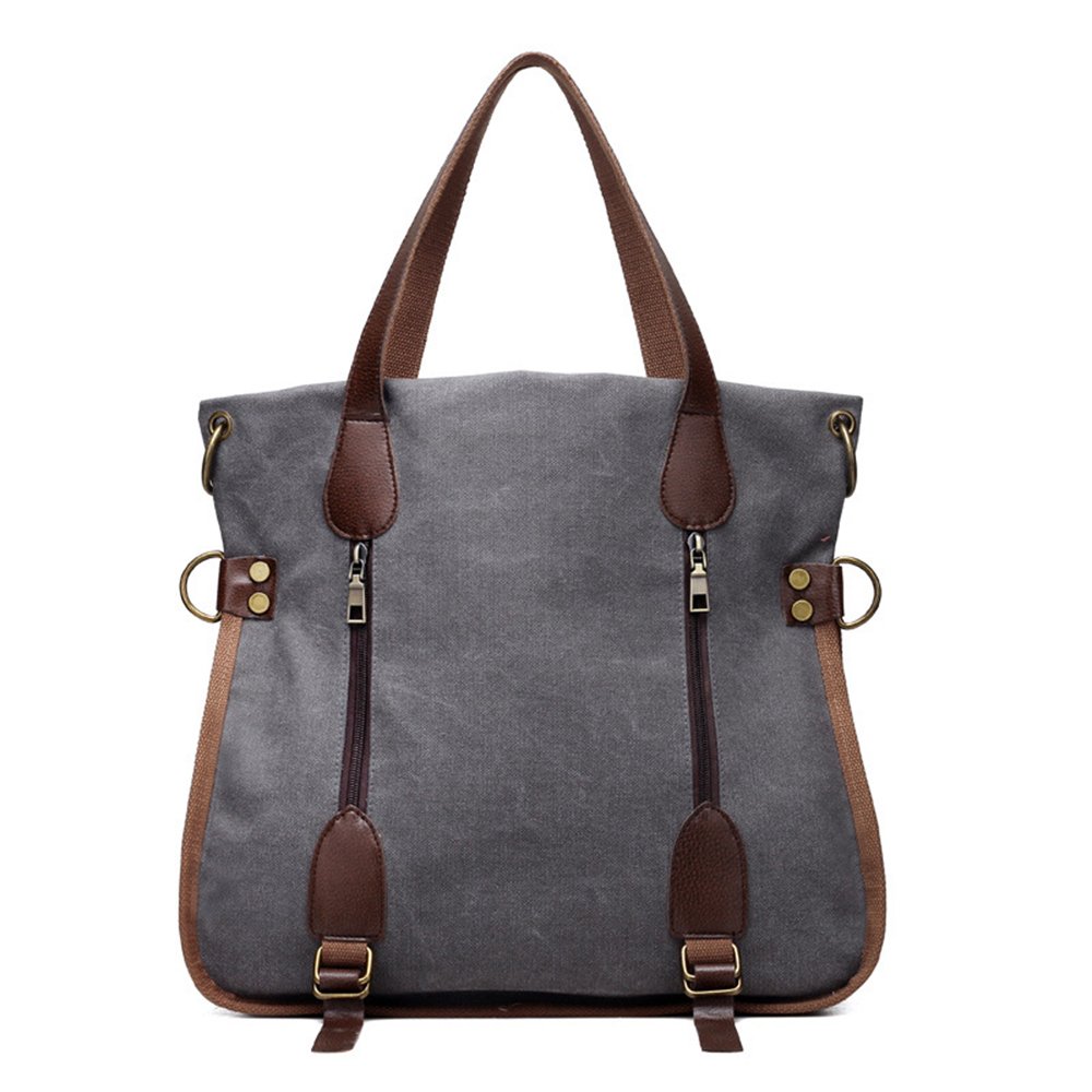 Nlyefa Retro Canvas Handbag Shoulder Bag, Women's Multifunctional Bag for Daily Life, Work and School