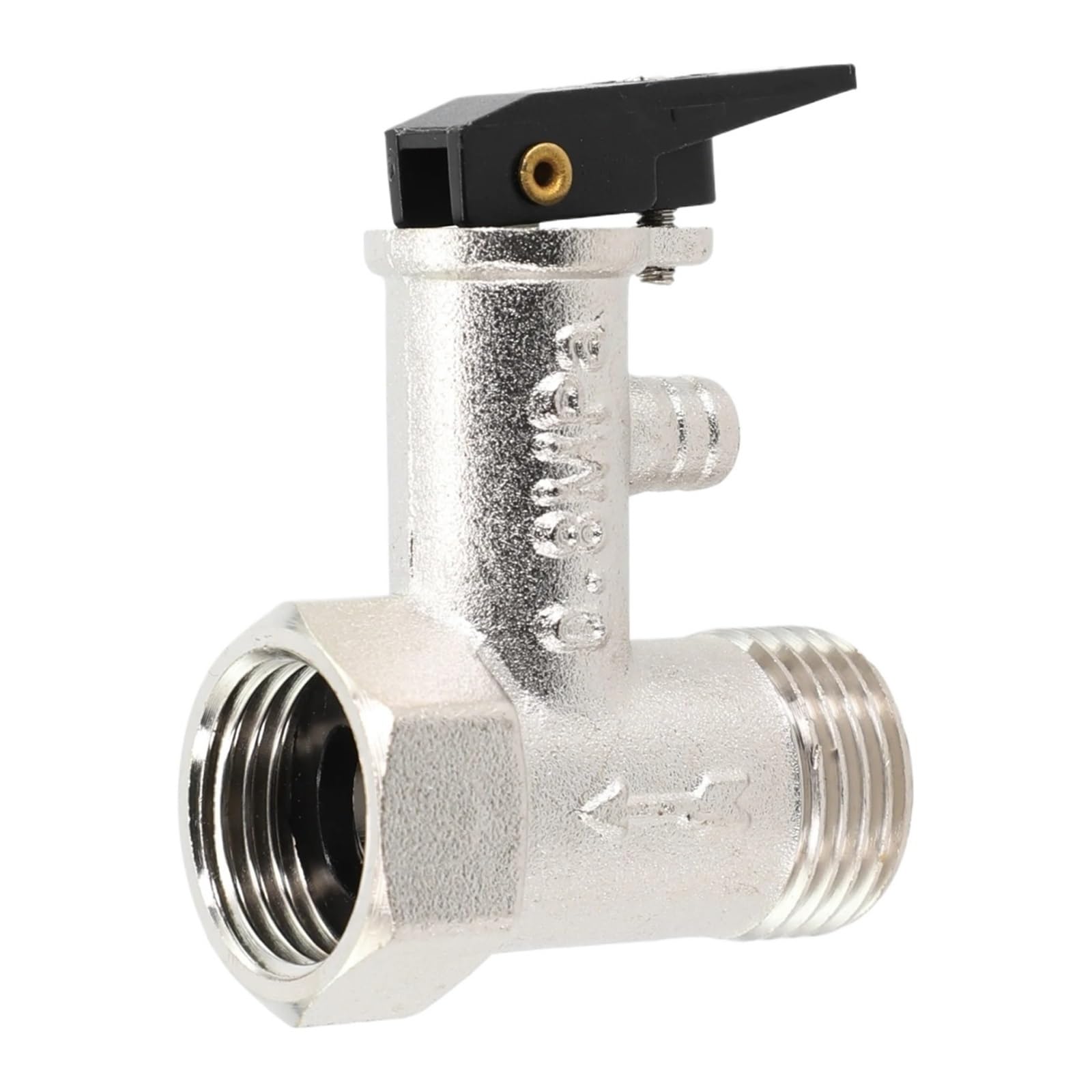 Weqyfdc Silver Water Pipe Valve Safety Check Valve Pressure Relief Boiler 1/2Inch Threads Dn15 Adjustable Pressure Relief For Water Heaters System