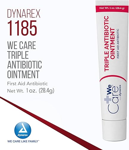 Miniatura 2 de Dynarex Triple ungüento antibiótico, crema antibiótica tópica utilizada para heridas menores como cortes, rasguños y quemaduras, conveniente
