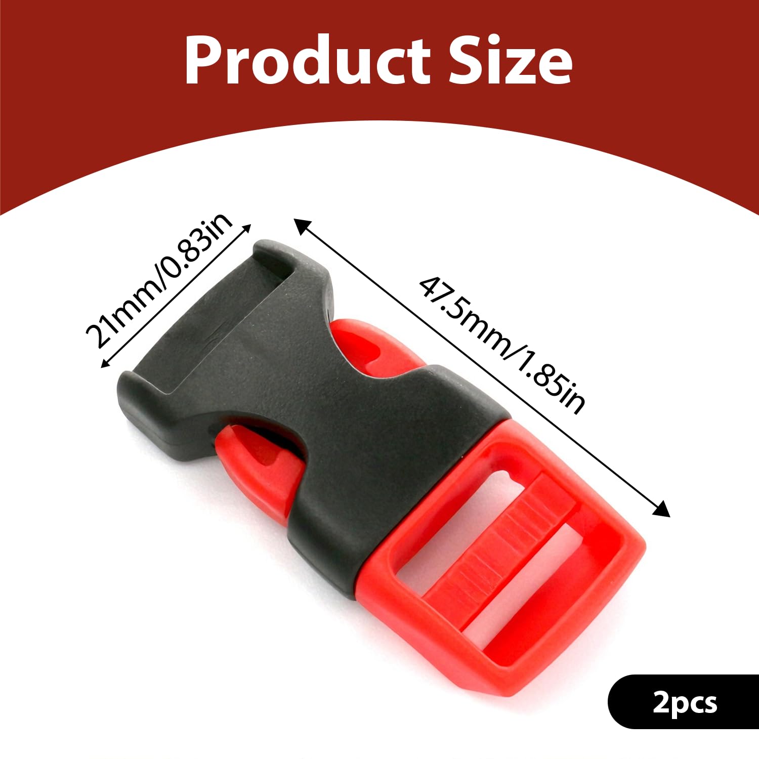 2 piezas de hebillas de reemplazo para casco, clips de barbilla ajustables con correas, diseño resistente con cierre lateral para bicicleta, MTB, patinete, clip de seguridad para uso diario — view 2