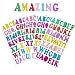 5 Sheets 210PCS Colorful Glittery Foam Self Adhesive Letters Stickers,Foam Letter Stickers Alphabet for Kid's Arts Craft Supplies Greeting Cards Scrap Books Home Decoration
