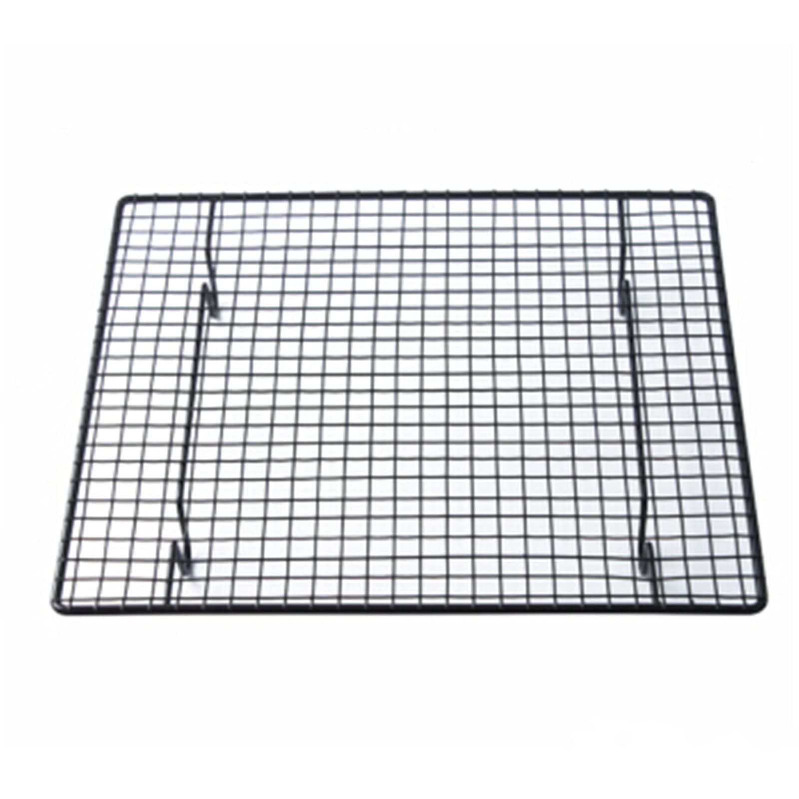 Griglia di Raffreddamento in Filo Nero: Strumento Versatile per arrostire, Raffreddare e asciugare - 23x26 cm