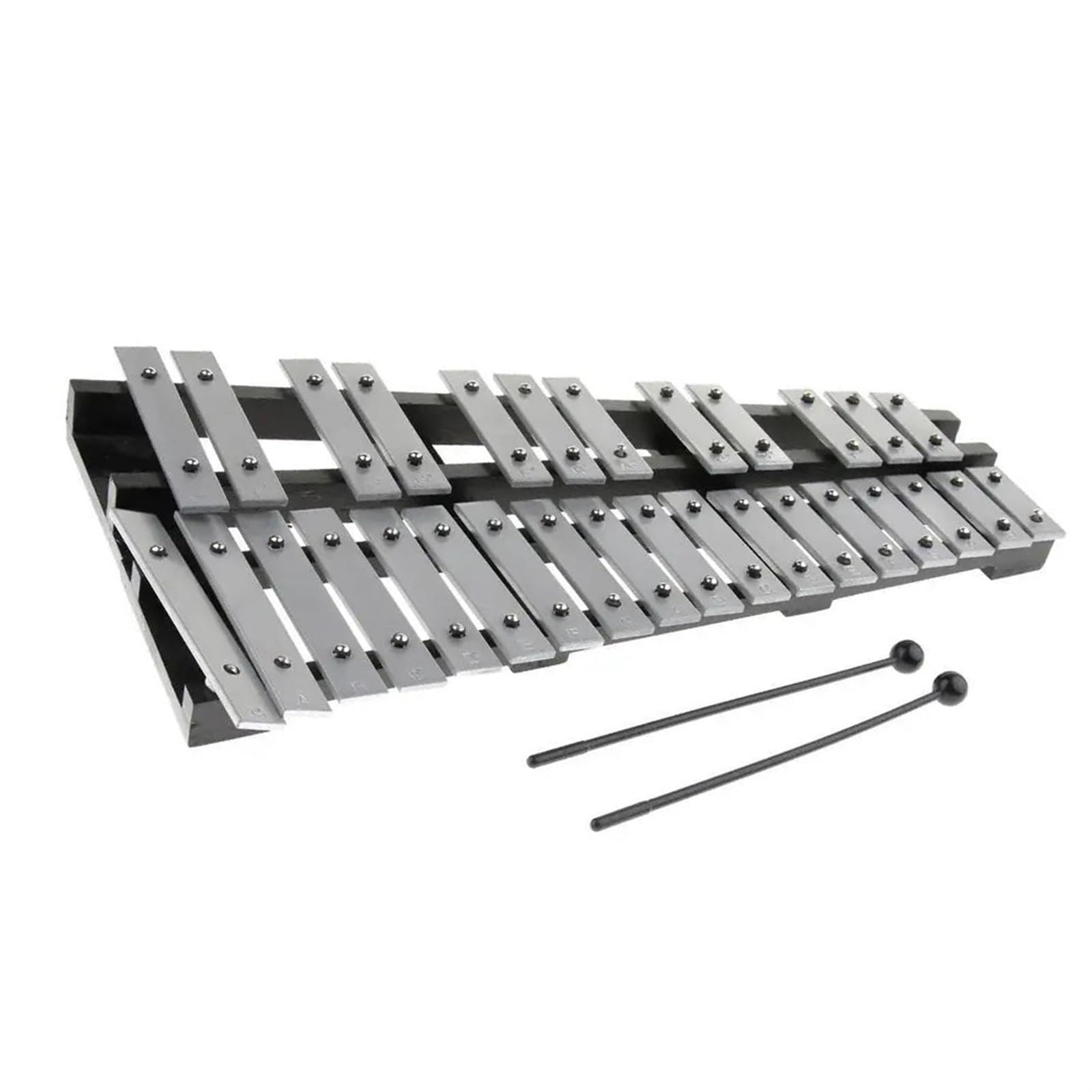 Instrument Ksylofonowy Profesjonalny Dla Początkujących I Dorosłych 30-nutowy Ksylofon Glockenspiel + Młotek + Futerał Perkusyjny Instrument Muzyczny