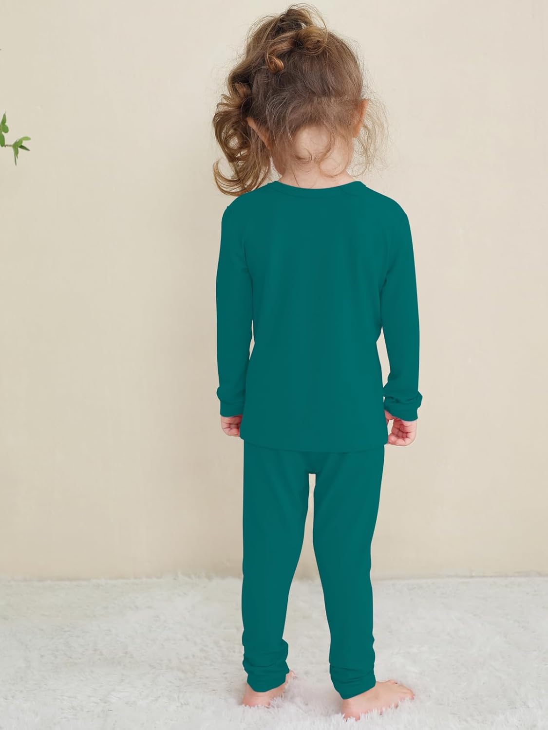 GUISBY Toddler Pajamas Set, Rayon of Bamboo Kids Boys Girls Daily Snug Fit 2 Piece Sleepers Sets - Image 6