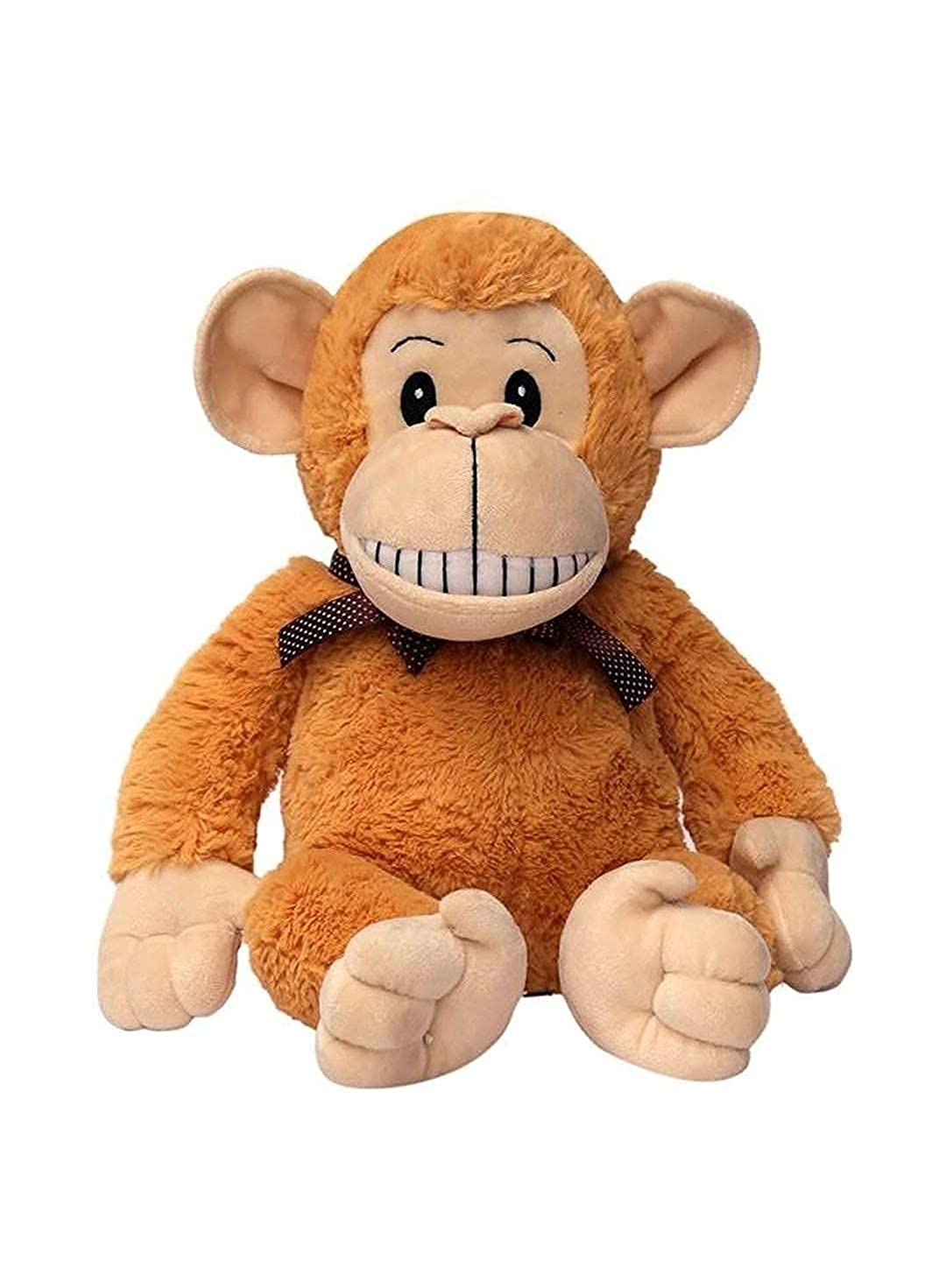 FUN ZOO Cute Chimpanzee Soft Toy Stuffed Soft Toys Huggable Washable Toy Birthday Gift for Girls Boys Kids Brown (20 cm)