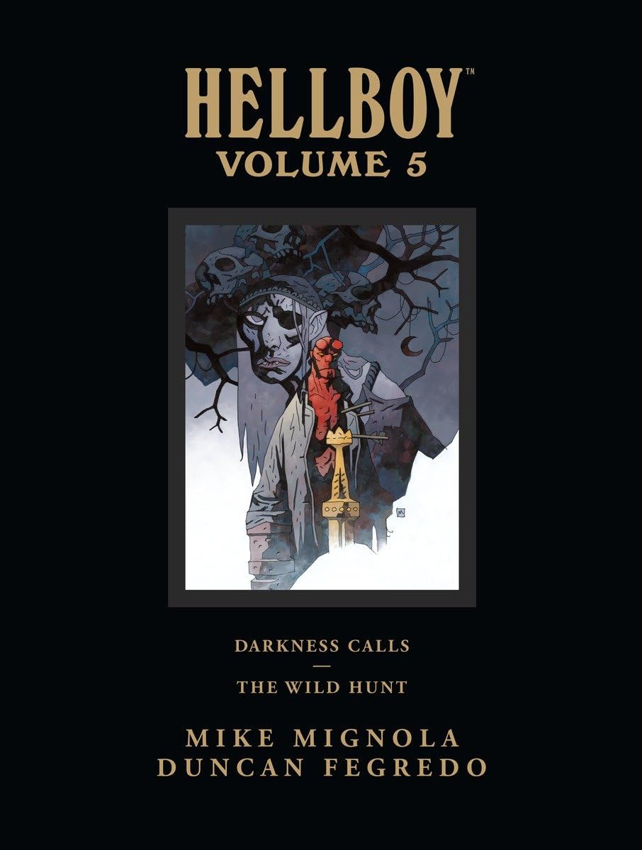 Hellboy Library Edition, Volume 5: Darkness Calls and The Wild Hunt Hardcover &ndash; Illustrated, July 10, 2012