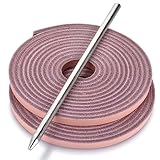 Softball and Baseball Glove Lace Kit - Mitt Leather Lacing Repair in Baseball Gloves - Deluxe Relacing - 2 Leather Laces (Pink)