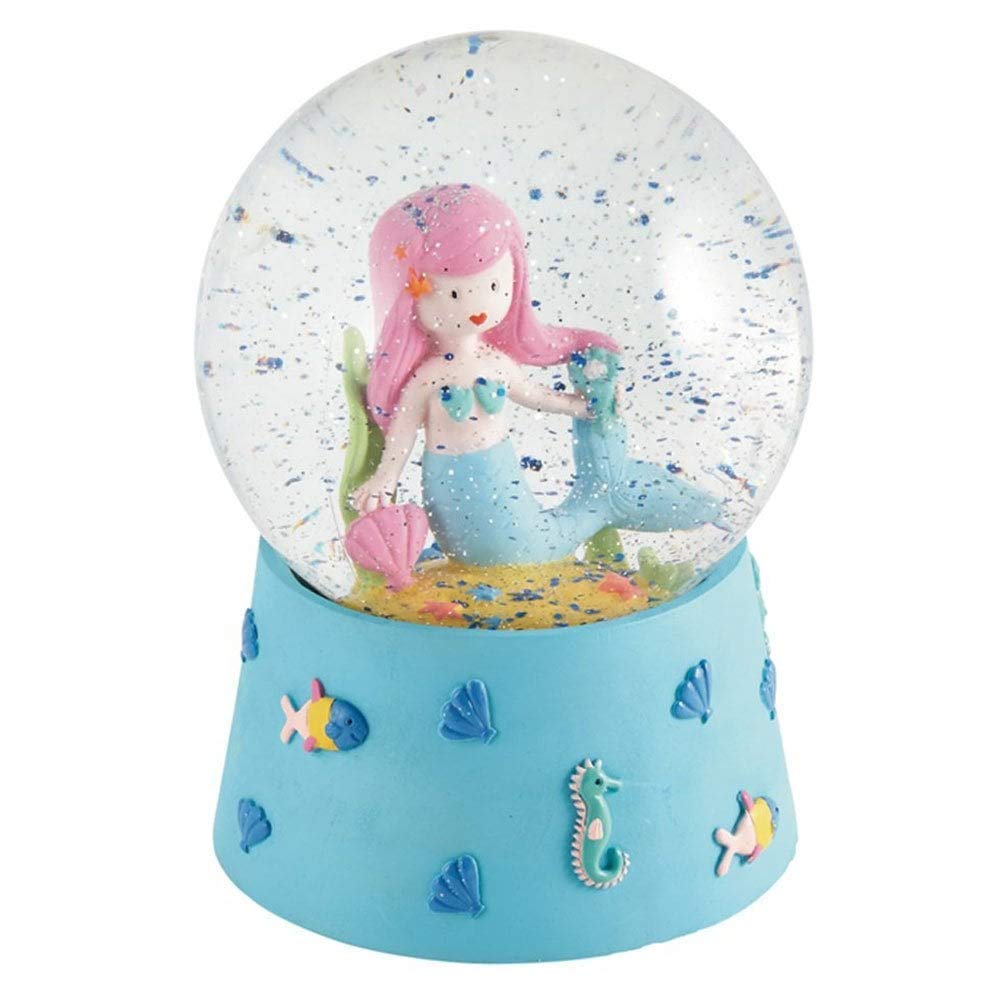 Floss & Rock Musical Mermaid Snow Globe Decor Standard