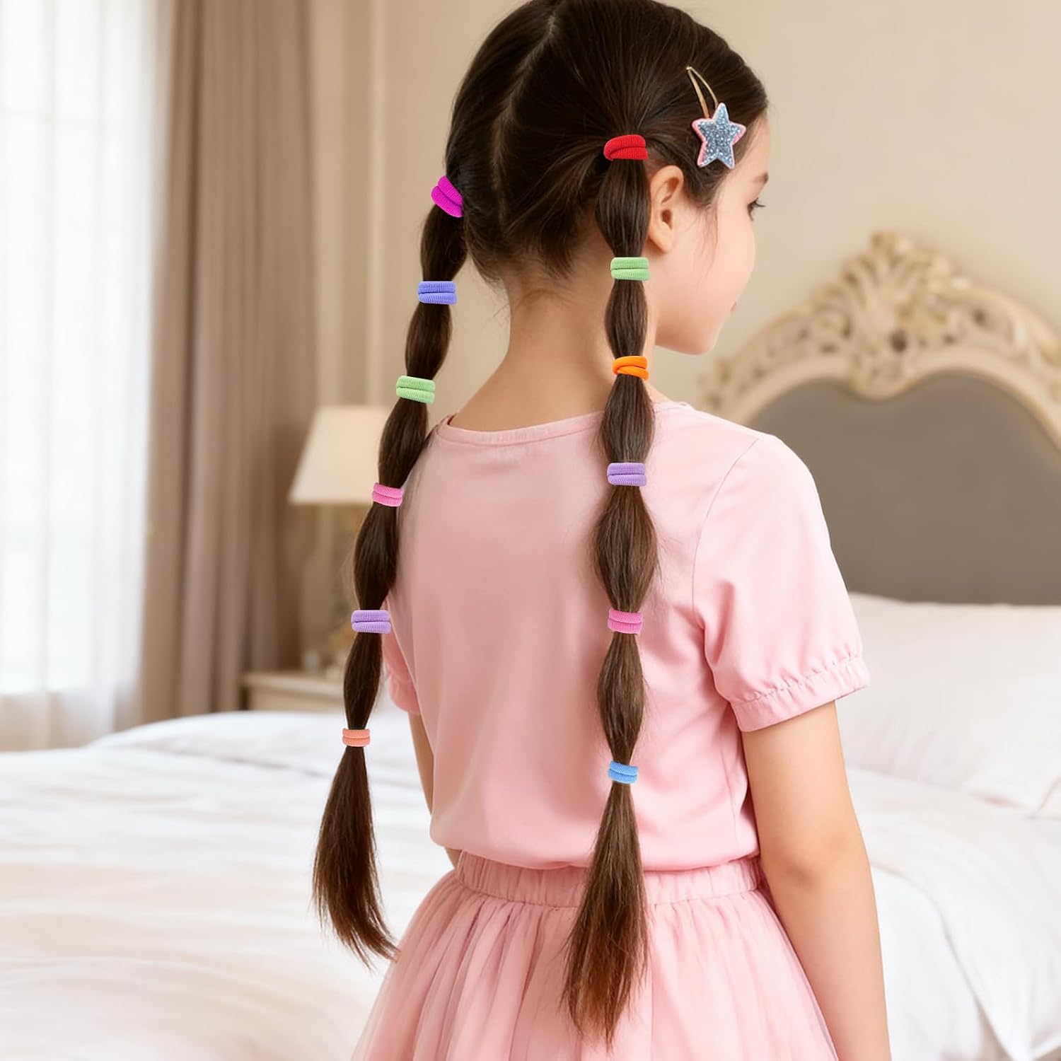 500pcs Baby Hair Ties, Seamless Elastic - Image 5
