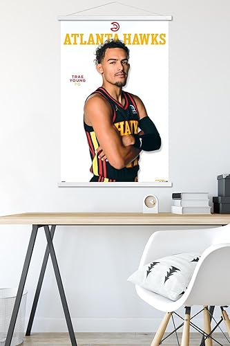 Miniatura 5 de Trends International NBA Atlanta Hawks - Trae Young Feature Series 23 Wall Poster with Magnetic Frame