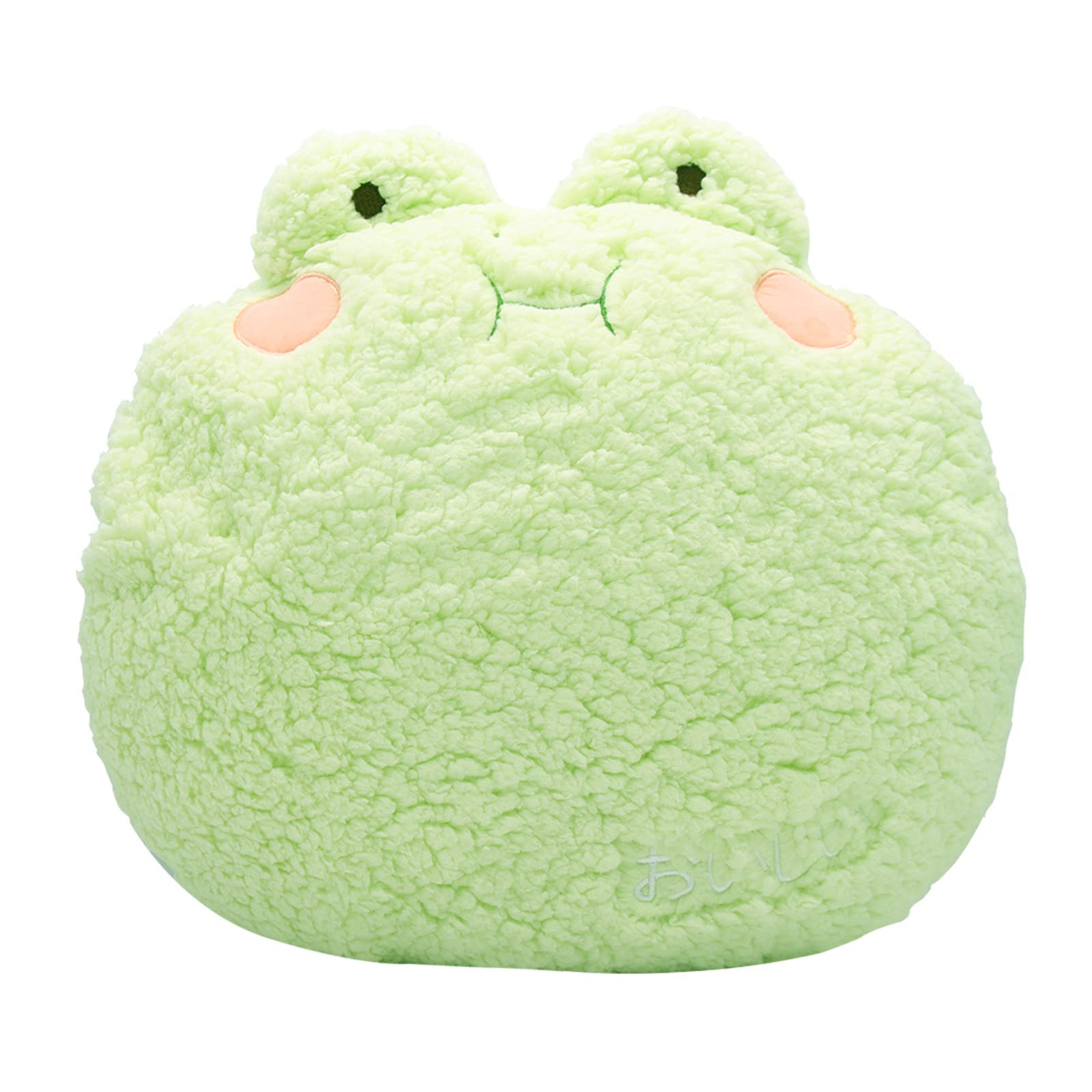 EOIRQHOPDD 13.7" Frog Plush Pillow, Soft Pig Stuffed Animal Cute Plushies Cartoon Doll Hugging Pillow Home Cushion Decoration Birthday Gift, for Children Kids Toddlers Girlfriend (Frog)
