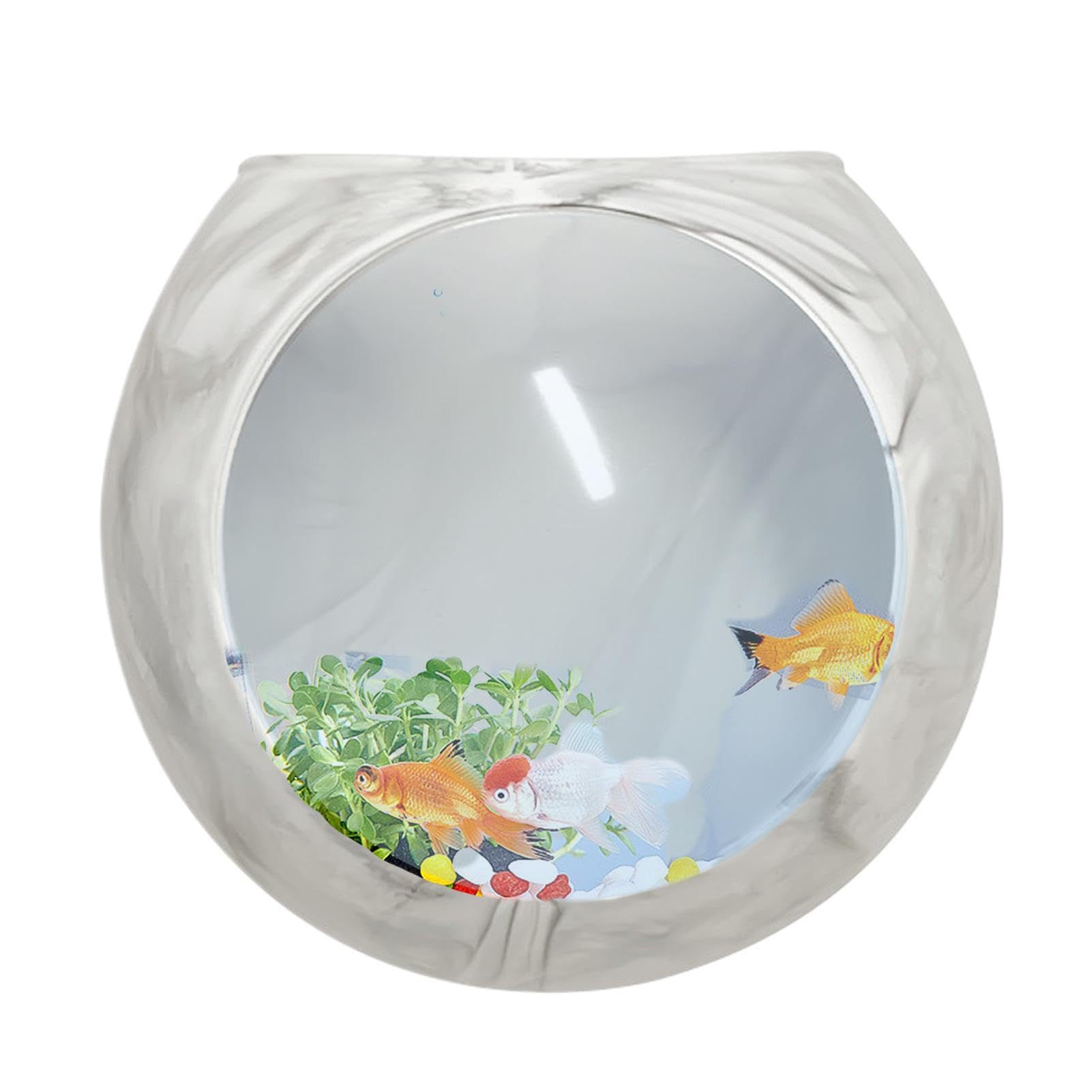 Pot de fleurs en silicone et bol globe transparent au design mural épuré