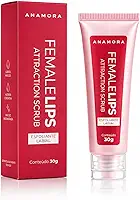 Esfoliante Labial Anamora Femalelips – Lábios Lisos, Macios e Renovados, Remove Células Mortas e Reduz Ressecamento (Lip Scrub 30g)