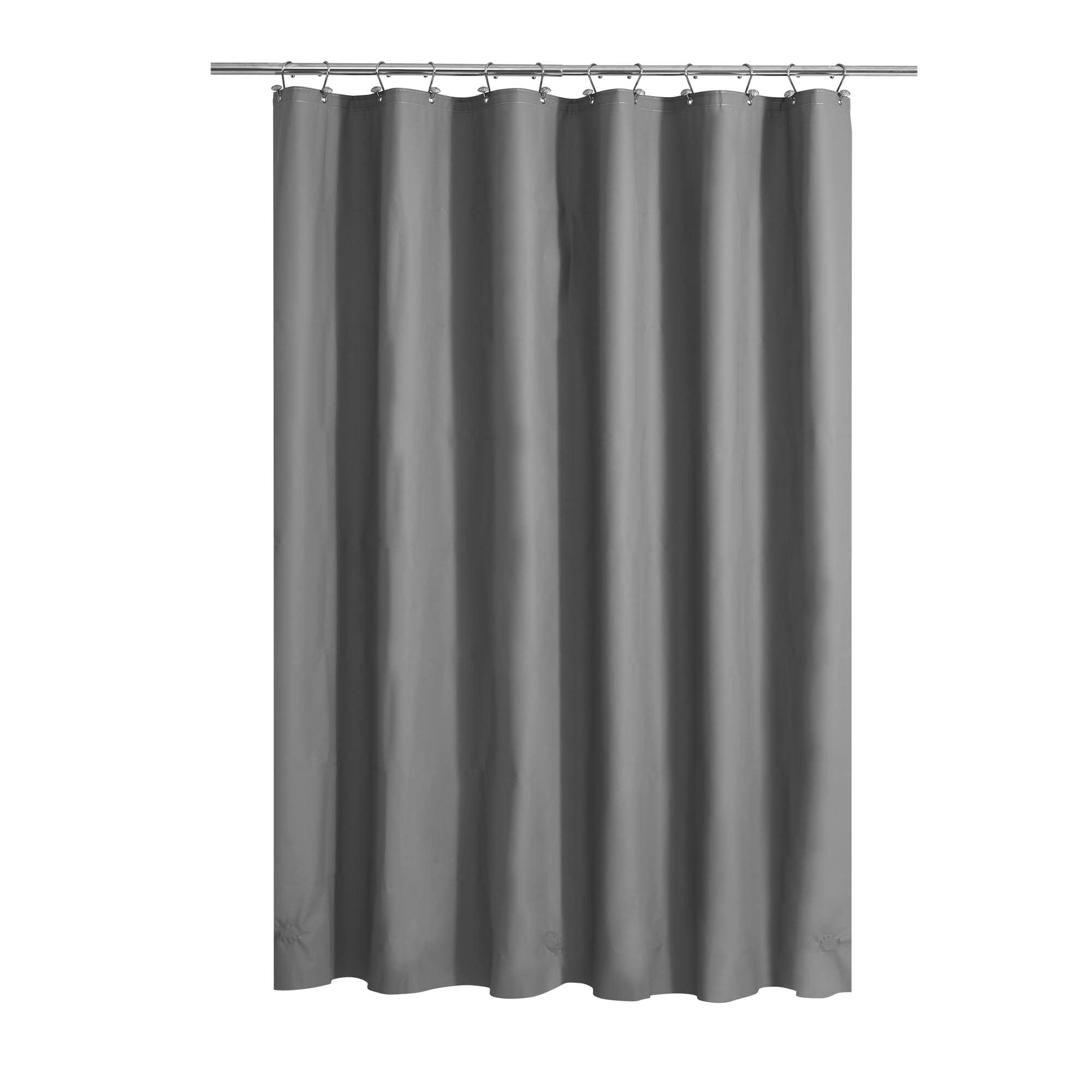 Amazon.com: Gray Shower Curtain Liner - Premium PEVA Shower Liner for ...
