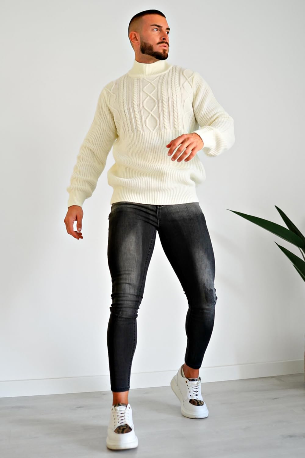 GINGTTO Mens Skinny Jeans Stretch Denim Jeans for Men - Image 5