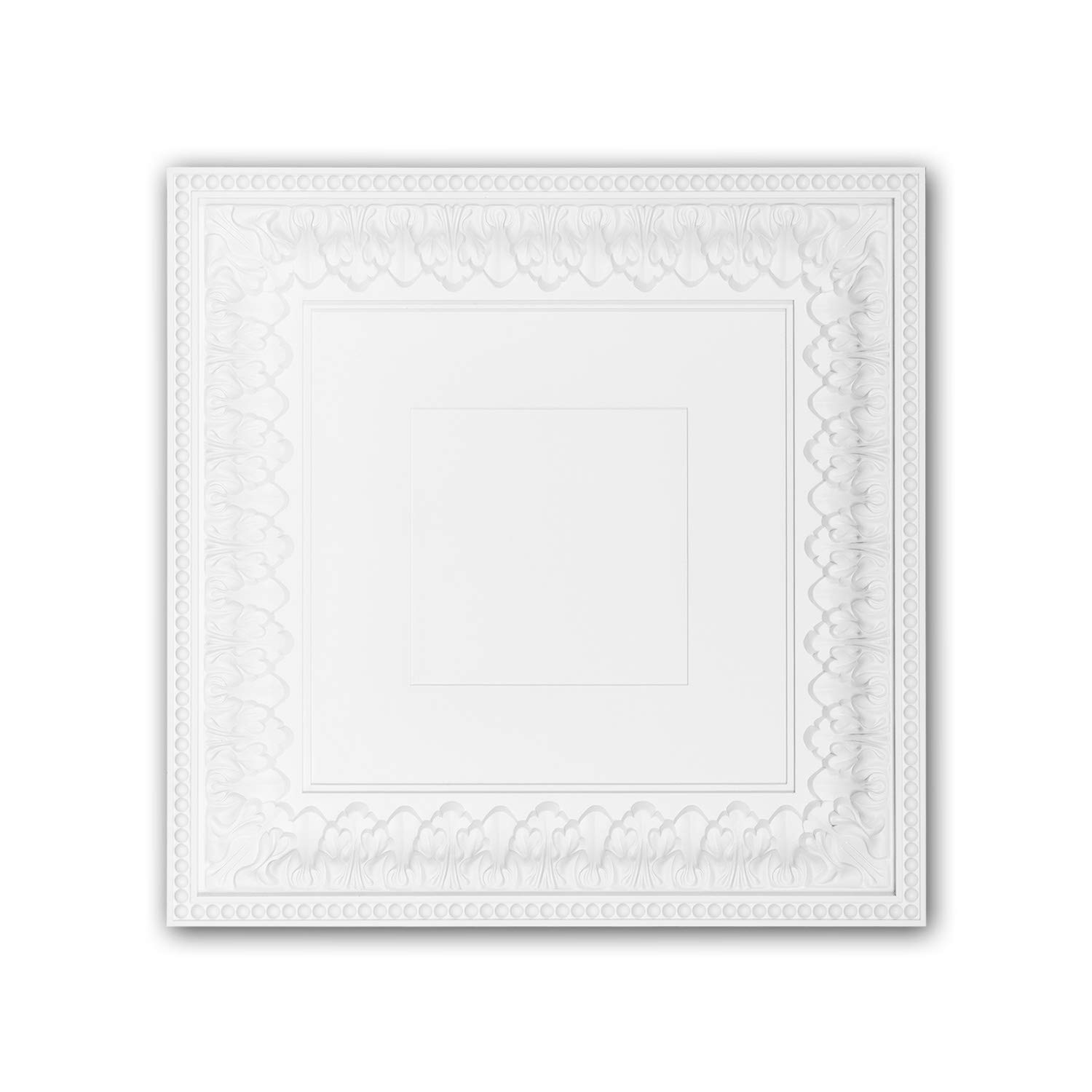 Placa de techo Profhome 157003 neoclasicismo blanco elegante