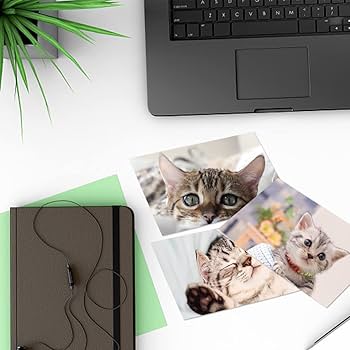 Amazon | 写真用紙 100枚 3.5インチ x 5インチ プレミアム光沢