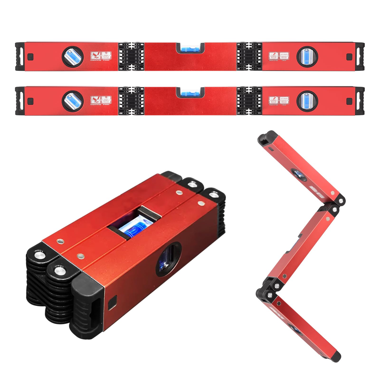 BOWEITI Multi-Function Foldable Level Measuring Tool