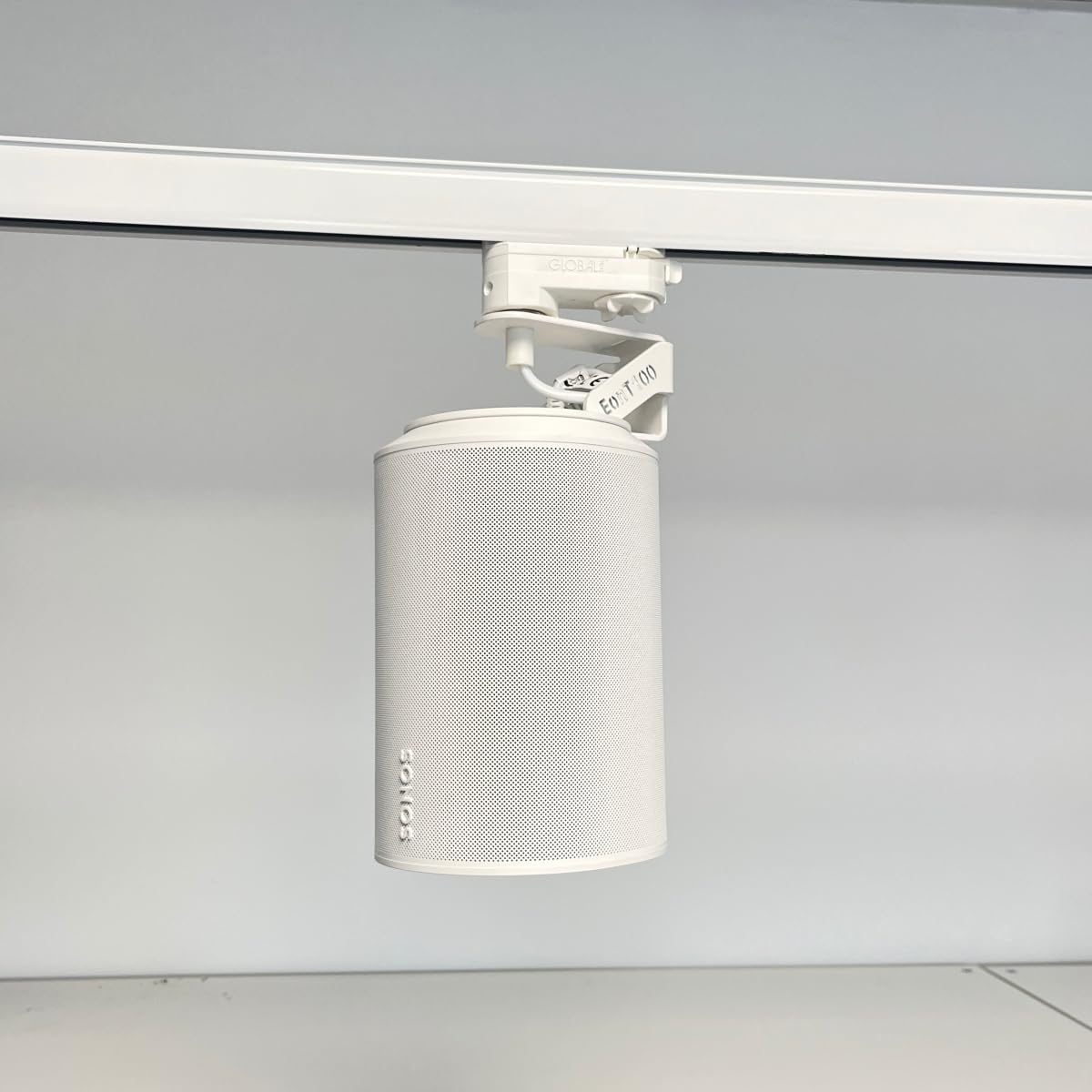 Support Mural Sonos Era 100 Soundbass - Double Pack Blanc | Fixation Enceinte Murale Réglable 90°