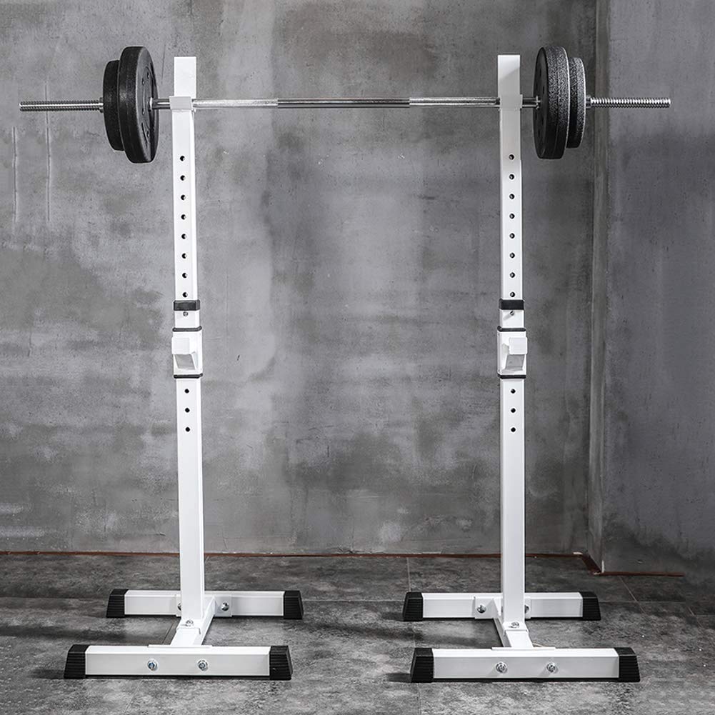 Amazon | スクワットラック、長さ調節可能なスクワットラック、室内