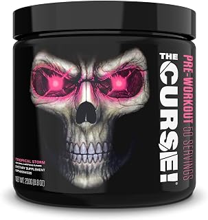 JNX SPORTS The Curse! Pre Workout Powder Increases Blood Flow, Boosts Strength and Energy, Improves Exercise Performance with Creatine … (Tropical Storm)