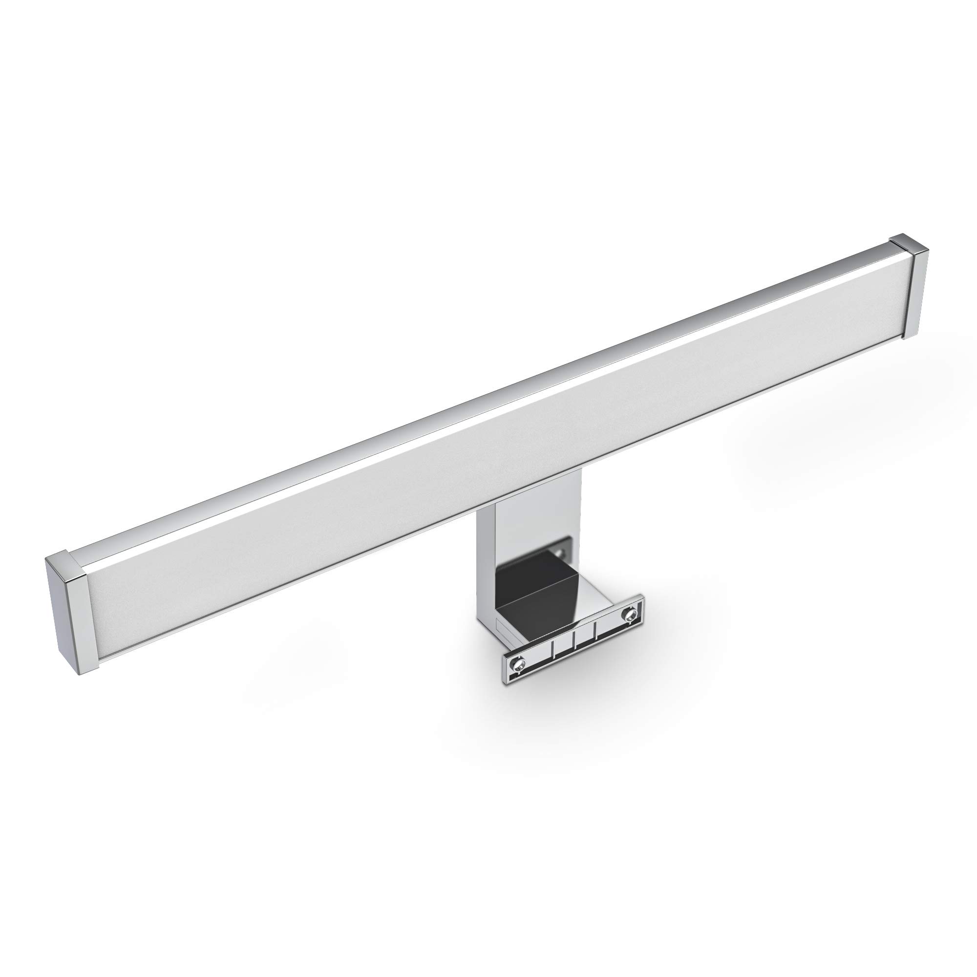 B.K.Licht Luz LED de espejo, tablero LED integrado de 7 W, ancho de 15.75 pulgadas, lámpara de armario de baño, luz de tocador, iluminación de belleza de maquillaje, blanco neutro 4000 K, 600 lm, a