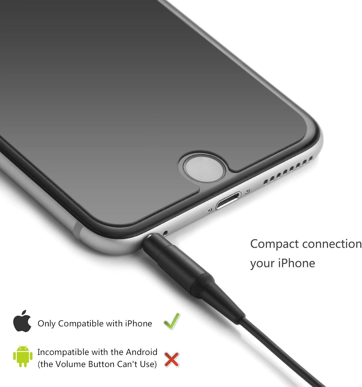 LANMU 3.5mm to 2.5mm Audio Cable Aux Cord Compatible with Bose 700 QuietComfort QC35II QC35 QC25 Headphones, JBL E45BT E55BT E65BTNC Earphone, Headphone Replacement Wires with Mic & Volume
