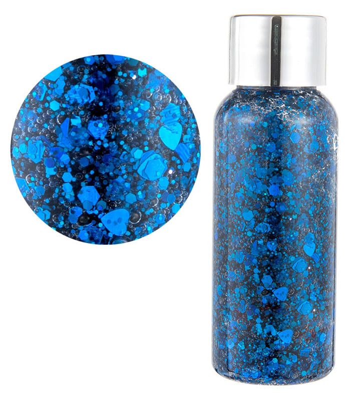 Body Glitter Gel, Face Glitter Body Glitter Liquid Eyeshadow, Face Hair Nail Glitter, Holiday Glitter Makeup (5)