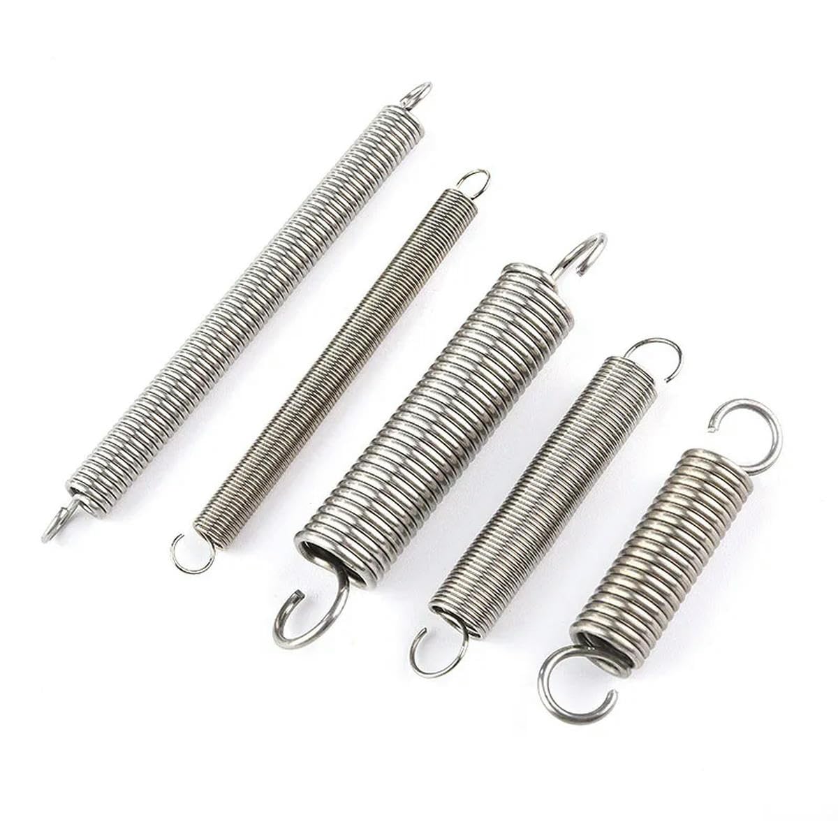 Lot 3 Petits Ressorts De Tension Uxcell – Fil 1.2mm, Diam. 10mm, Long. 65mm
