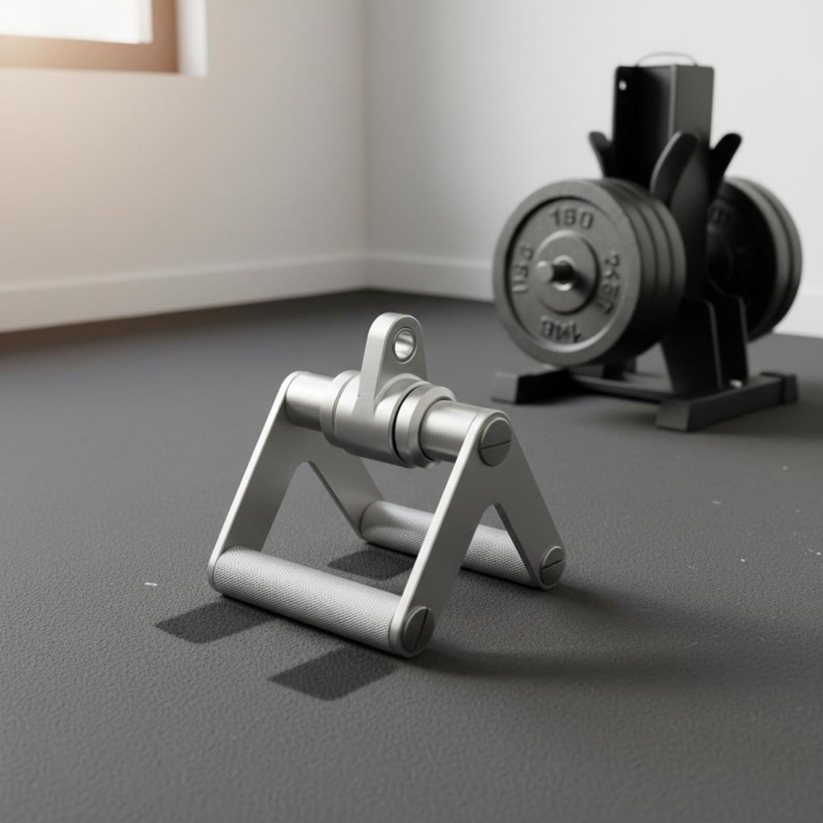 Fitness Zuggriff Kabelzuggriff Trainingsgriff Rudergriff Latzuggriff aus Solidem Aluminium mit Sicherem Griff Und Belastbarer für Oberkörperübungen