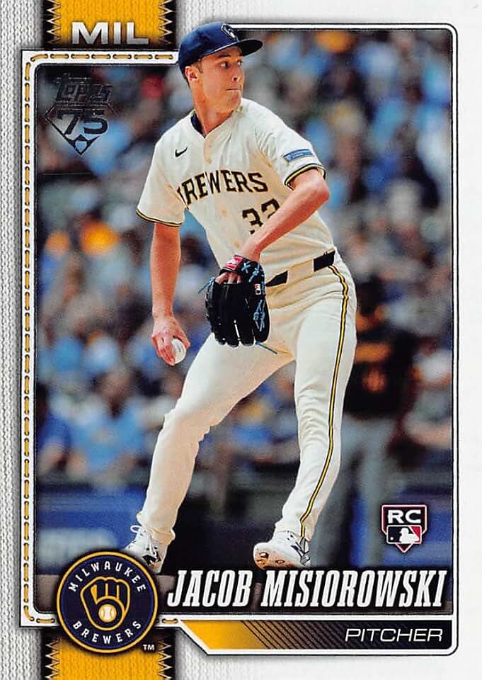 2026 Topps Series 1#10 Jacob Misiorowski Rookie Card