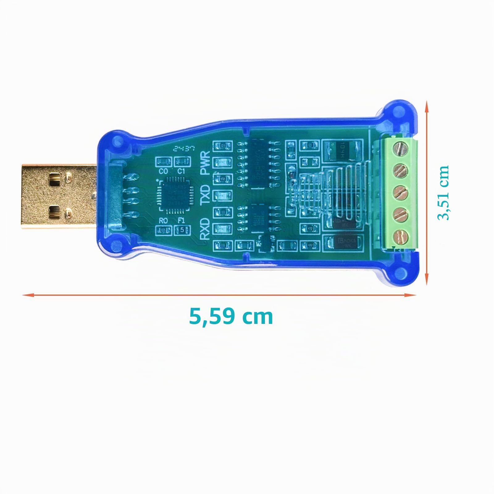 DSD TECH SH-U10 Convertitore da USB a RS485 per Modbus