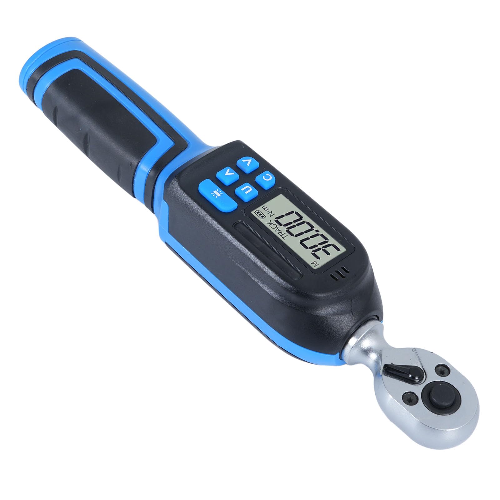 RiToEasysports Chiave di Torsione Digitale da 1/4 Pollici Chiave di Torsione Elettronica da 1,5 a 30 N·m con Cicalino di Memorizzazione Dati Traccia Picco LCD LED per Riparazione Auto Moto