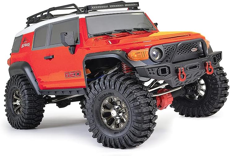 FTX Outback Geo 4x4 Land Cruiser 1/10 RC Car Body Shell, Acc’s & Decals - Red