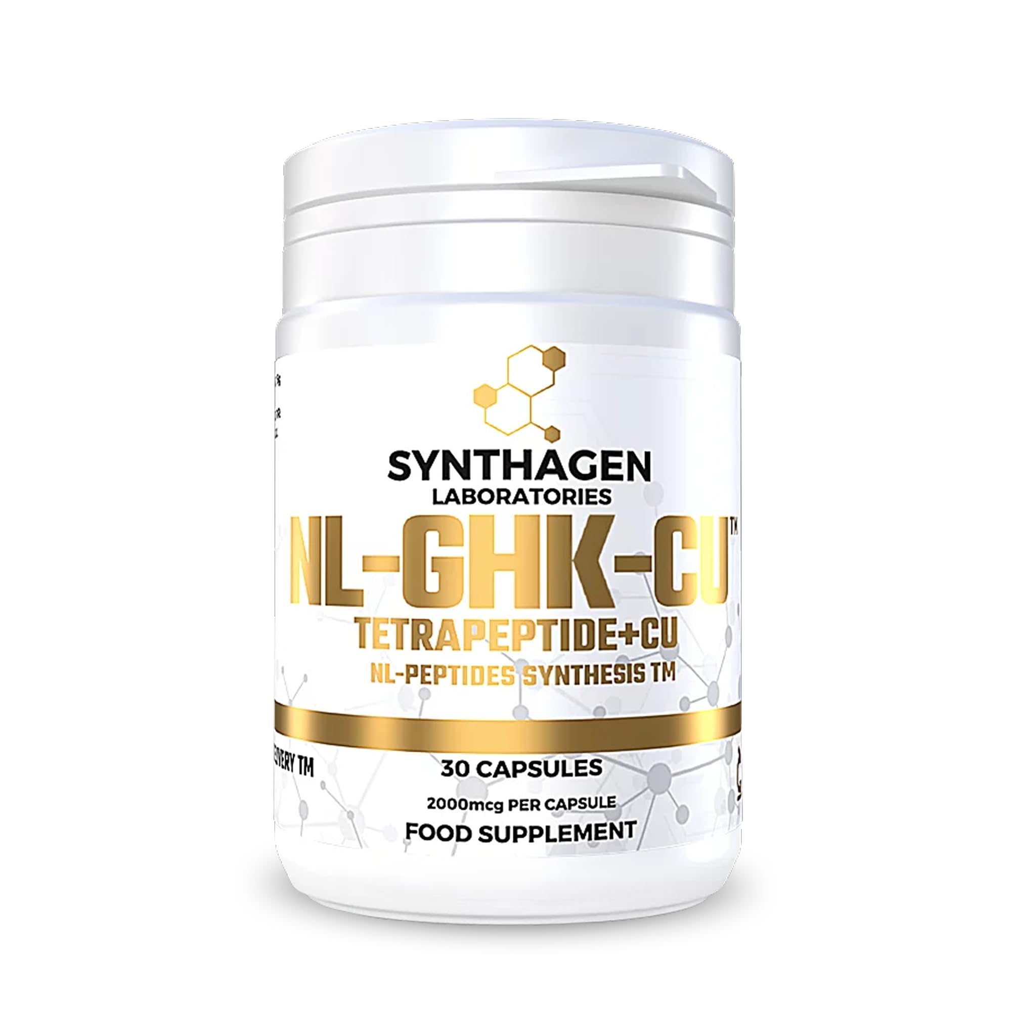 NL-GHK-CU - TRI-PEPTIDE + CU - Peptides pour la Régénération de la Peau - Pour le Traitement des Rides et Cicatrices - Pour la Croissance et l'Épaisseur des Cheveux