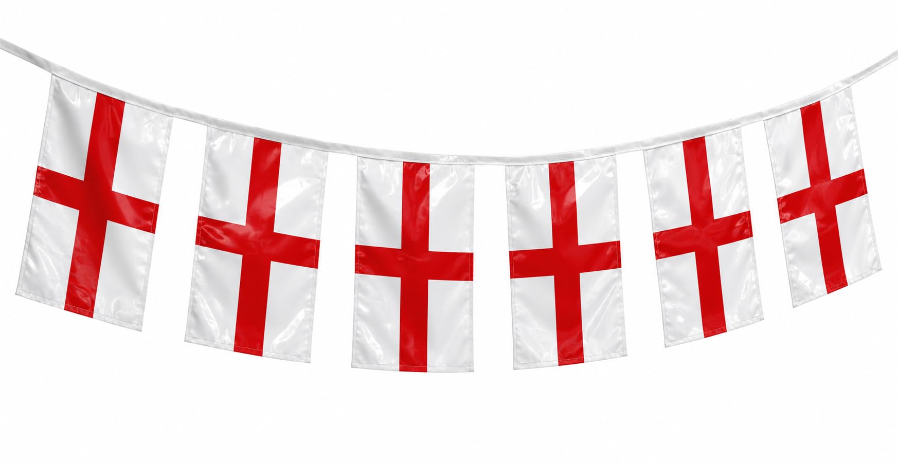 Storm&Lighthouse England Flag Bunting 10 meters St George Flag Bunting 20 Flag pennants