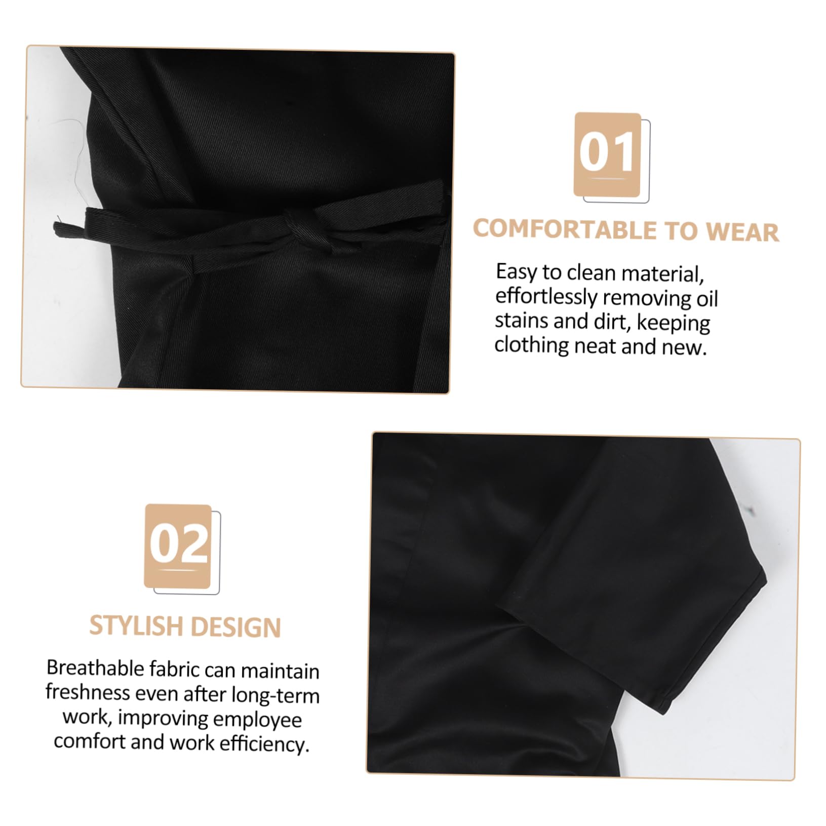 FOMIYES Divisa Cuoco Giapponese Giacca Chef per Sushi Bar Abito Unisex Traspirante Cappotto da Ristorante Design Culturale Unica per Uomo e Donna
