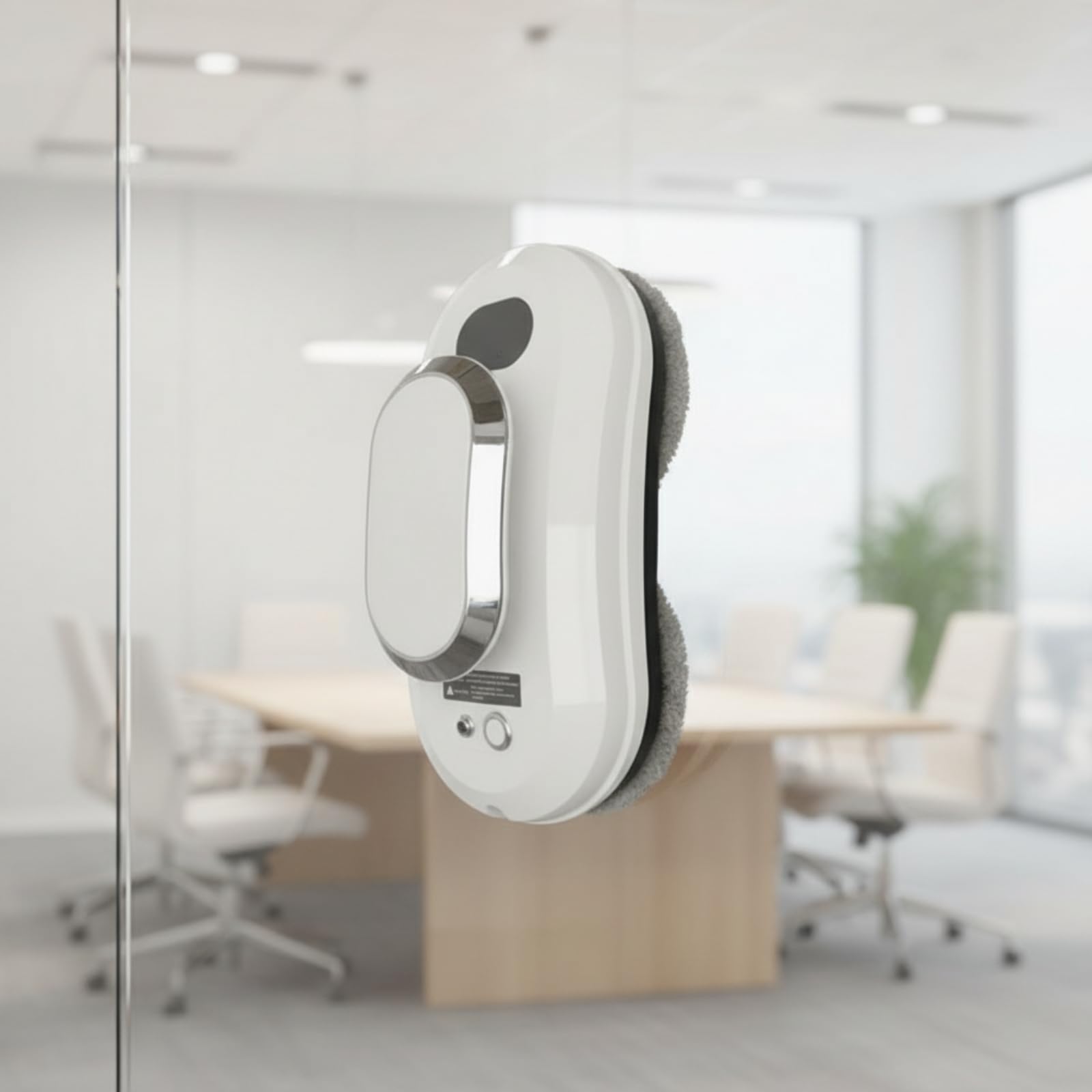 Robot Lavavetri Automatico Pulitore Finestra Detergente Vetro Aspiratore Vetro Struttura con Cuscinetti in Kit Alimentazione Incluso